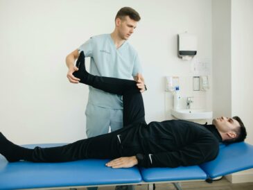 kinésitherapeute réducation patient